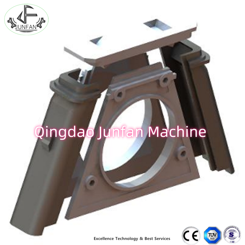 Wear-prone parts of shot blasting machines